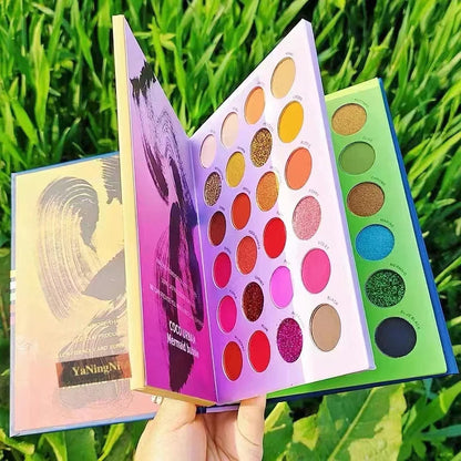 Color Eyeshadow Palette – 72/60 Matte, Glitter & Pearlescent Professional Pigment Set for Easy, Colorful Makeup and Artistic Looks
