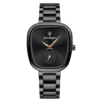 Waterproof Watch for Women – Stainless Steel Quartz Timepiece with Elegant Design, Fashion Accessory for Daily Wear
