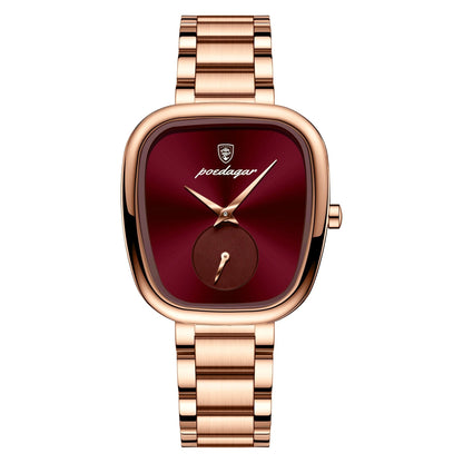 Waterproof Watch for Women – Stainless Steel Quartz Timepiece with Elegant Design, Fashion Accessory for Daily Wear
