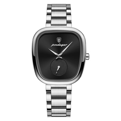 Waterproof Watch for Women – Stainless Steel Quartz Timepiece with Elegant Design, Fashion Accessory for Daily Wear
