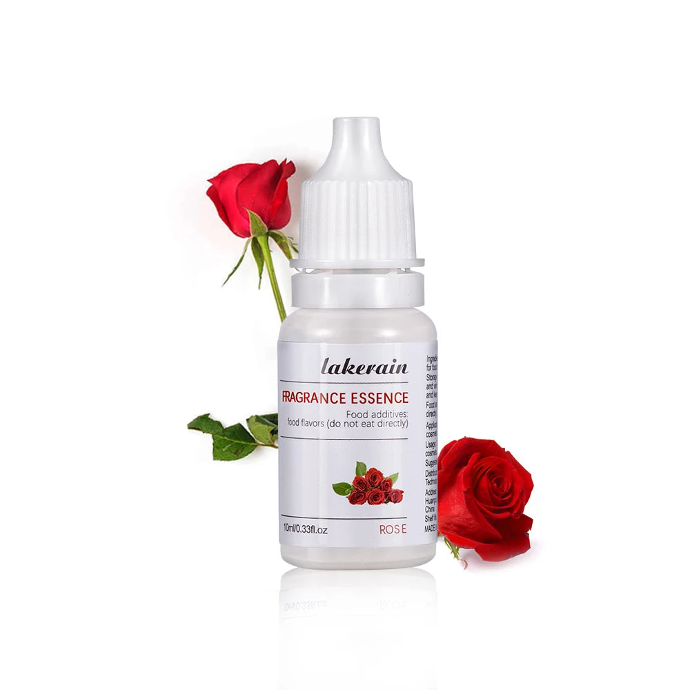 Pure Fruit Fragrance Oil - 10ml Strawberry Scented Essential Oil for Lip Gloss, DIY Soap Making, and Lip Care Creations