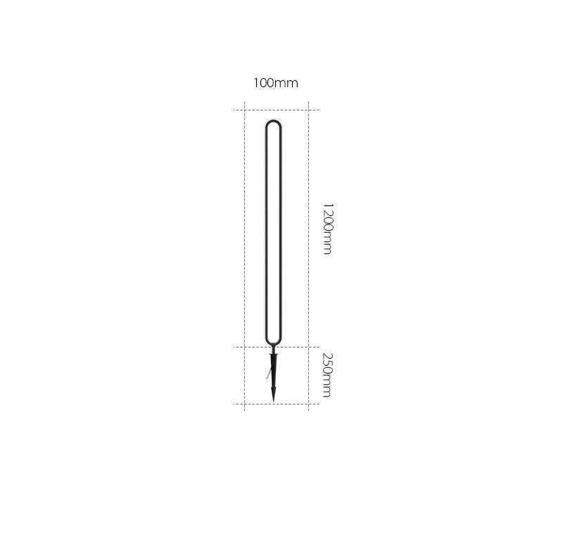 Minimalist Outdoor LED Lawn Lamp – Waterproof Round Garden Light for Pathways, Villas, Courtyards, and Landscape Decor