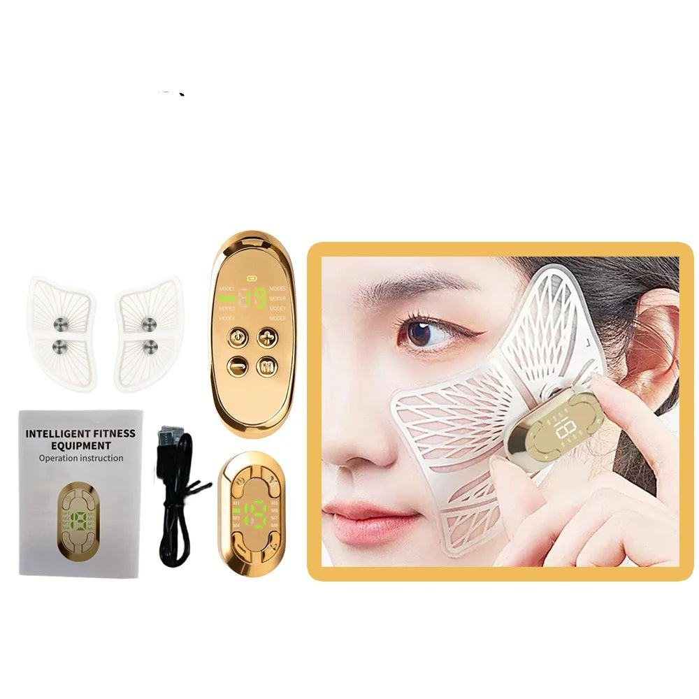 LED Red Light Eye Therapy Device – EMS Microcurrent Eye Massager Reduces Wrinkles, Relieves Eye Fatigue, and Brightens Under-Eye Area