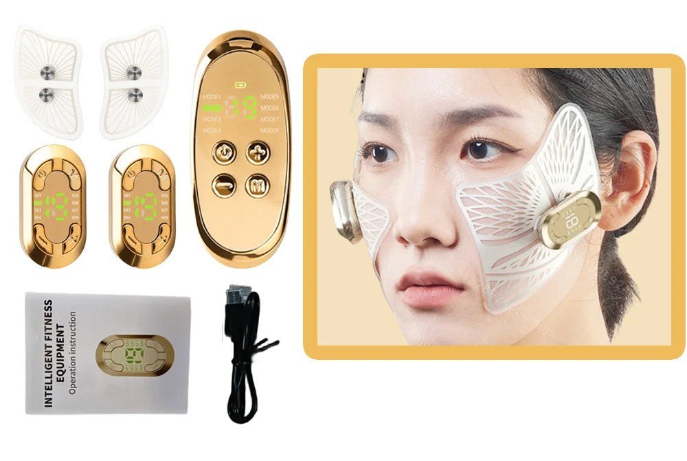 LED Red Light Eye Therapy Device – EMS Microcurrent Eye Massager Reduces Wrinkles, Relieves Eye Fatigue, and Brightens Under-Eye Area