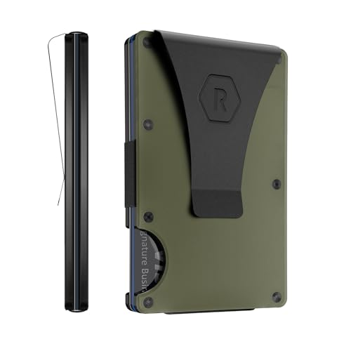 The Ridge Titanium Daily Driver Kit – Ultra-Slim RFID Safe Money Clip Wallet with Minimalist Design Holding Up to 12 Cards Securely