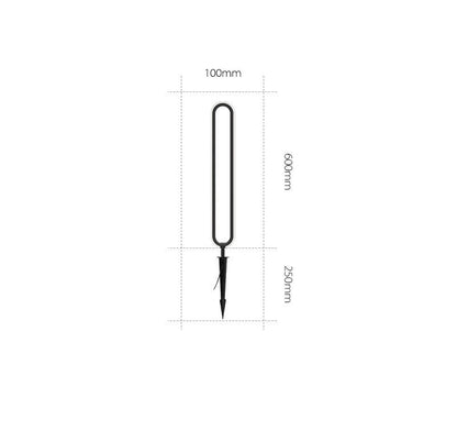 Minimalist Outdoor LED Lawn Lamp – Waterproof Round Garden Light for Pathways, Villas, Courtyards, and Landscape Decor