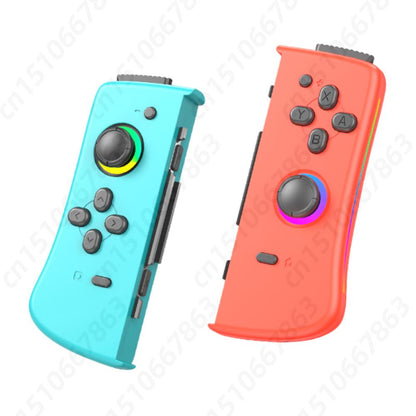 Wireless Joycon Controllers for Nintendo Switch – BT 5.0 Left & Right Joysticks for OLED, Lite & Classic Gaming Console