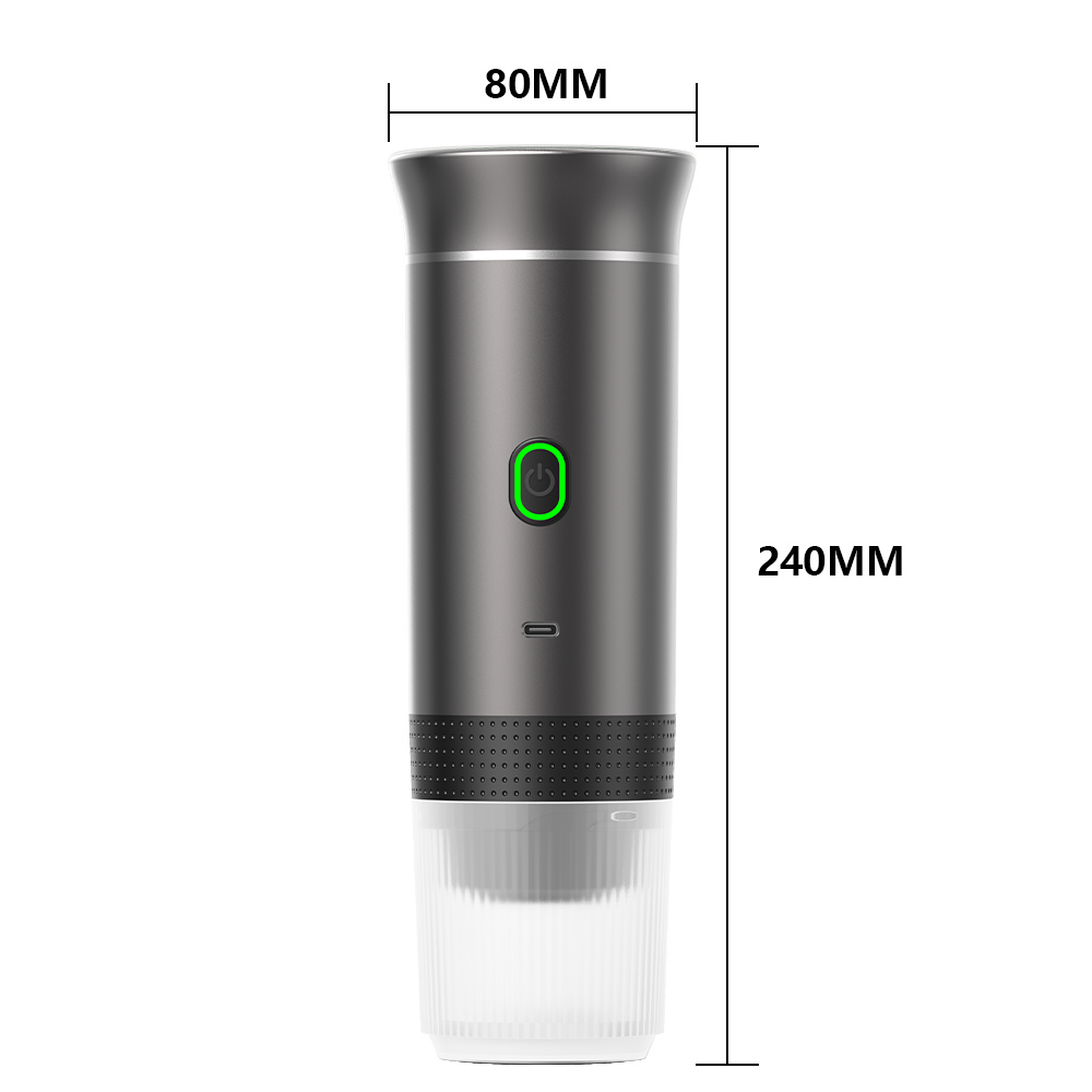Portable Electric Espresso Coffee Maker – 3-in-1 Capsule and Powder Machine for Fresh Brew Anytime While Traveling or Driving