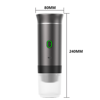 Portable Electric Espresso Coffee Maker – 3-in-1 Capsule and Powder Machine for Fresh Brew Anytime While Traveling or Driving