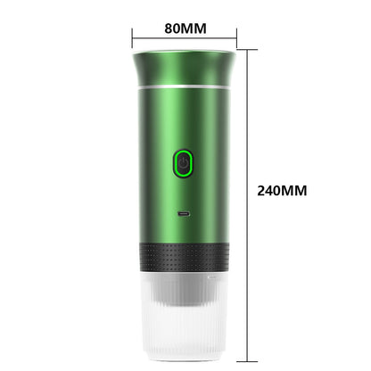 Portable Electric Espresso Coffee Maker – 3-in-1 Capsule and Powder Machine for Fresh Brew Anytime While Traveling or Driving