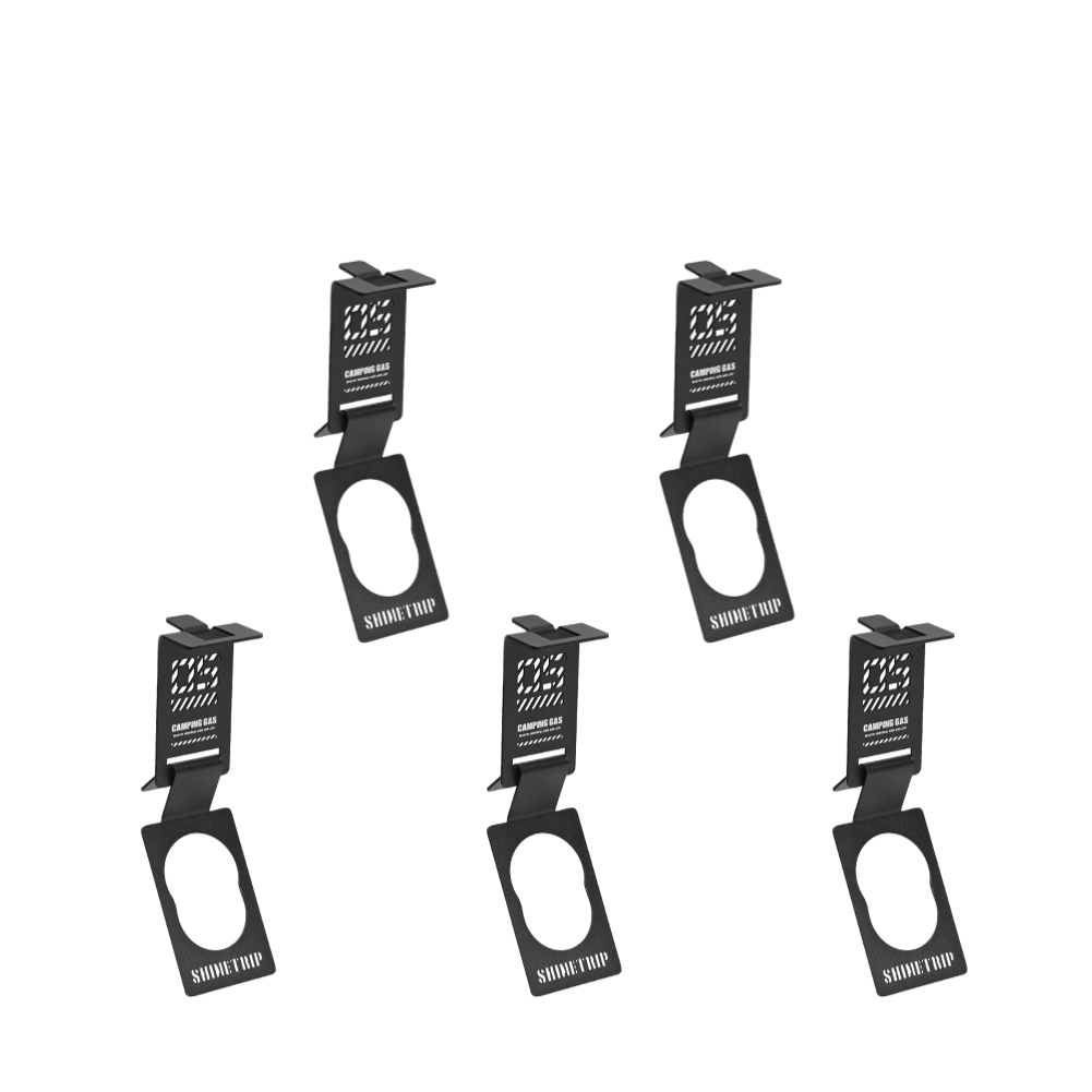 Butane Gas Tank Table Hanger – 1–5PCS Stainless Steel Clip for IGT Table Fuel Storage & Camping Organization Essentials