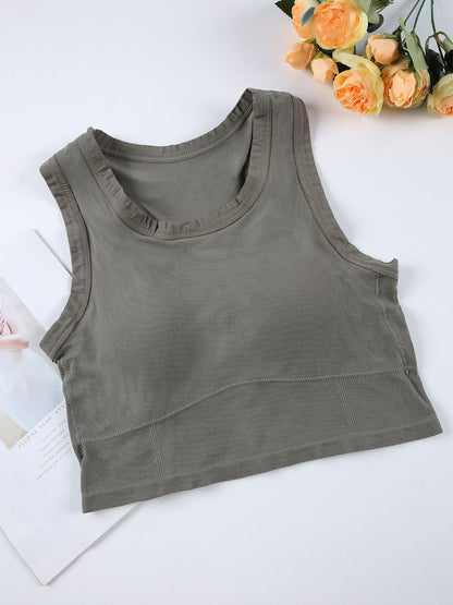 Women’s Elastic Crop Top Bra with Pads – Slim Fit, Beautiful Back Design for Comfortable Daily Wear and Stylish Support