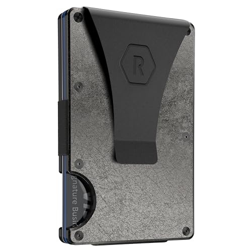 The Ridge Titanium Daily Driver Kit – Ultra-Slim RFID Safe Money Clip Wallet with Minimalist Design Holding Up to 12 Cards Securely