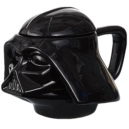 Star Wars R2-D2 Ceramic Mug with Lid – Thermal Insulated Mandalorian Coffee Cup for Kids & Adults, Creative Gift Box Kitchen Tool