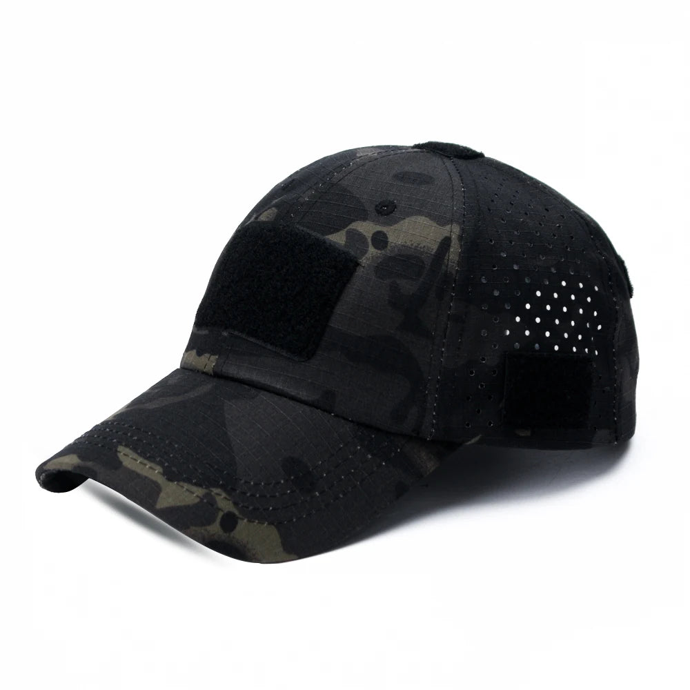 Men’s Camouflage Baseball Cap – Breathable UV Sun Hat for Hunting, Hiking, Fishing, Beach Sports & Outdoor Protection