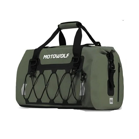 Waterproof Motorcycle Saddlebag – 40/66L Rear Seat Tail Bag for Travel‑Ready Storage with Durable PVC and Easy Mounting