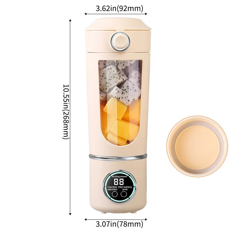 Portable Juice Blender Bottle – 700ML Durable 2-in-1 Smoothie Maker with Steel Blades for Shakes and On-the-Go Energy