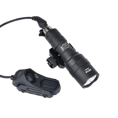 Tactical Flashlight with Dual Function Remote Pressure Switch - Hunting Light with AXON Dual Remote Switch Flashlight, M300 M600 Fits 20mm Rails for Airsoft Pros