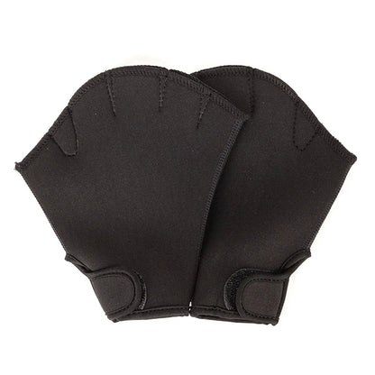 Webbed Swim Training Gloves - Neoprene Aquatic Gloves for Resistance Fitness, Scuba Diving & Water Aerobics Strength Training