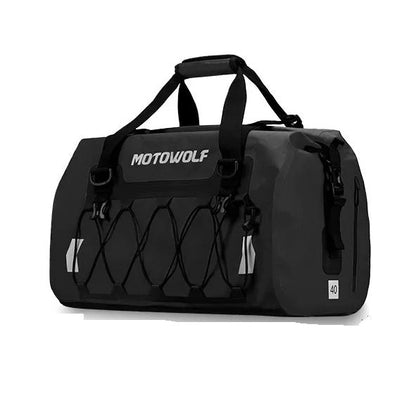 Waterproof Motorcycle Saddlebag – 40/66L Rear Seat Tail Bag for Travel‑Ready Storage with Durable PVC and Easy Mounting