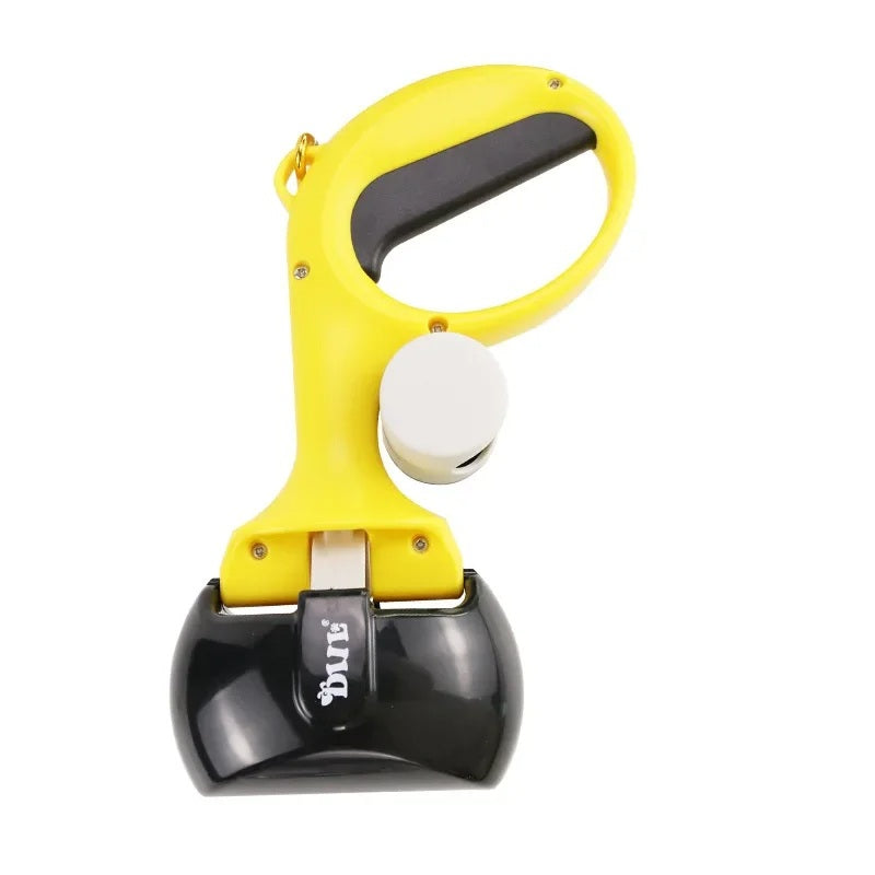 Portable Dog Pooper Scooper – Built-In Bag Dispenser for Easy Waste Pickup, Great for Walks with Small or Medium Dogs