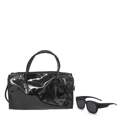 Transparent Candy Color Waterproof Travel and Beach Bag – Large-Capacity Handbag for Toiletries, Men & Women’s Shoulder Satchel