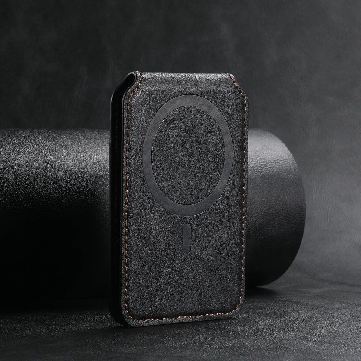 Leather Phone Wallet Bag – Magnetic iPhone 15 14 13 12 Pro Max Case with Card Holder, Crossbody Style & Secure Protection
