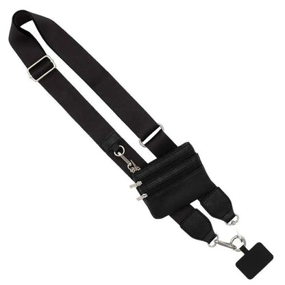 Adjustable Phone Strap with Zipper Pouch – Anti-Lost Crossbody Lanyard for Women, Secure & Stylish Phone Holder, Bag Accessory