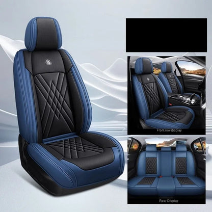 Luxury Leather Car Seat Covers for Skoda – Custom-Fit for Octavia, Rapid, Kodiaq & More Models, Stylish All-Season Interior Upgrade