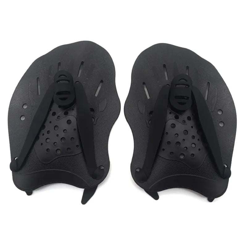 Swim Training Paddles - Adjustable Hand Fins for Adults & Kids, Enhance Stroke Efficiency, Water Resistance & Swim Power