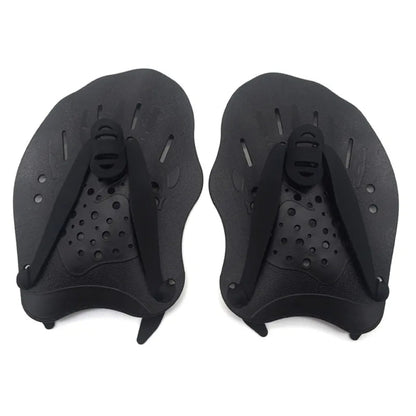 Swim Training Paddles - Adjustable Hand Fins for Adults & Kids, Enhance Stroke Efficiency, Water Resistance & Swim Power