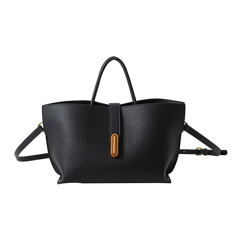 Luxury Leather Tote Handbag for Women – Designer Soft Shoulder Crossbody Bag with Large Capacity and Elegant Fashion Appeal