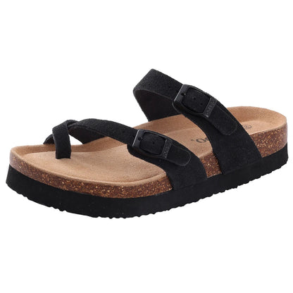 Comwarm Arch Support Suede Mules – Unisex Cork Sole Clogs for Home, Beach, Outdoor Comfort & Stylish Everyday Footwear
