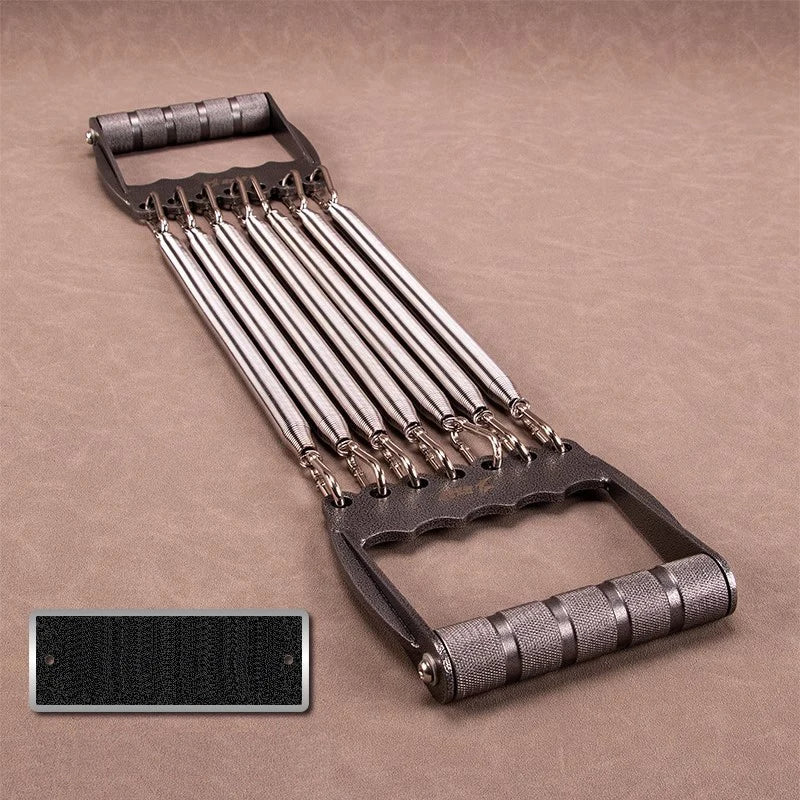Men’s Spring Chest Expander – Stainless Steel Gym Equipment for Muscle Strength Training, Arm Pulling & Upper Body Workout Power