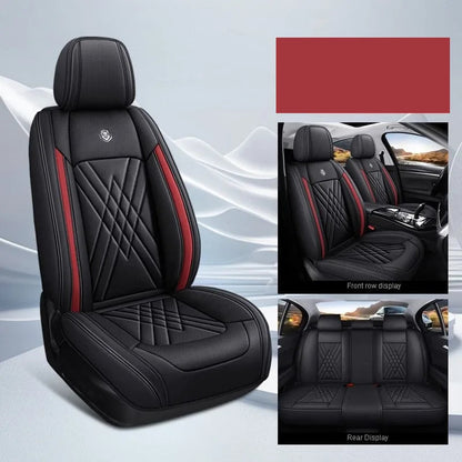 Luxury Leather Car Seat Covers for Skoda – Custom-Fit for Octavia, Rapid, Kodiaq & More Models, Stylish All-Season Interior Upgrade