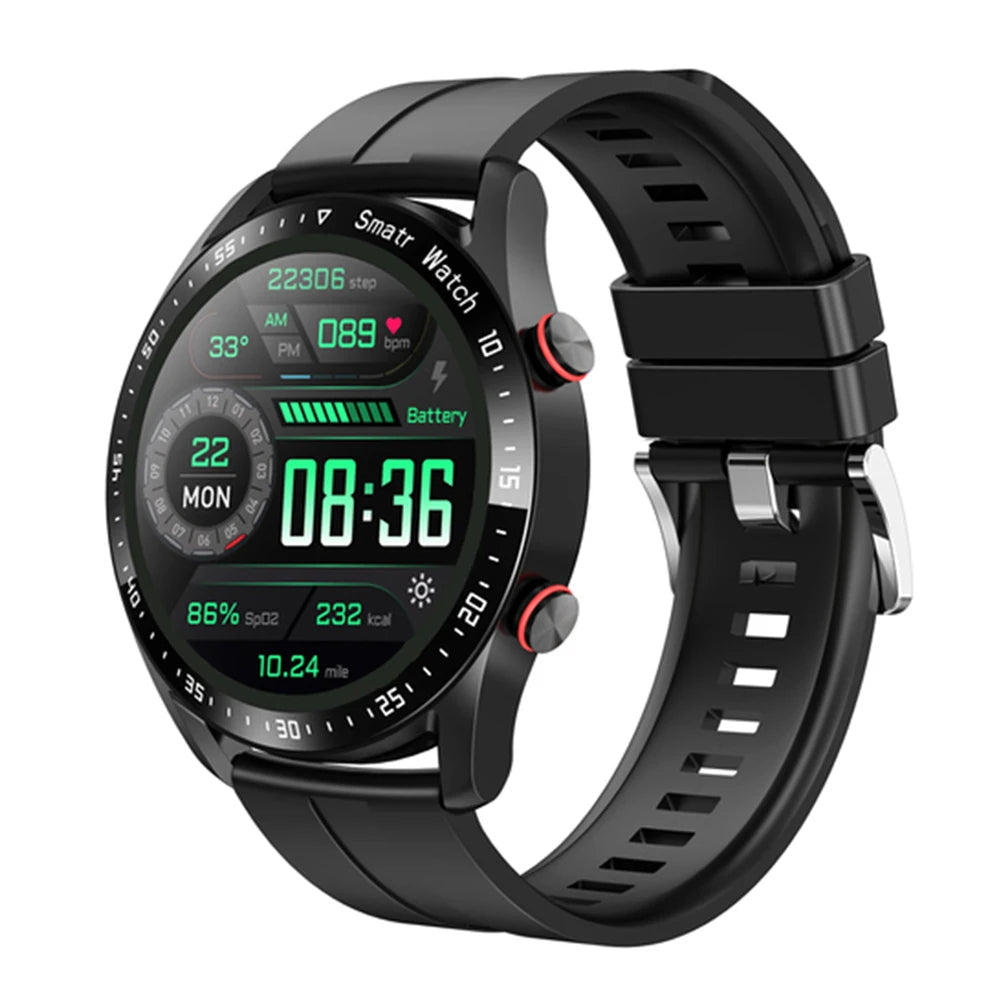 Men’s Sports Smartwatch – HW20 ECG+PPG Waterproof Bluetooth Call, Heart Rate Monitor, Fitness Tracker, Message Alerts, Sport Companion