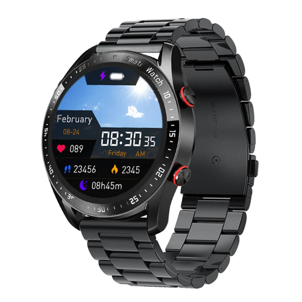 Men’s Sports Smartwatch – HW20 ECG+PPG Waterproof Bluetooth Call, Heart Rate Monitor, Fitness Tracker, Message Alerts, Sport Companion