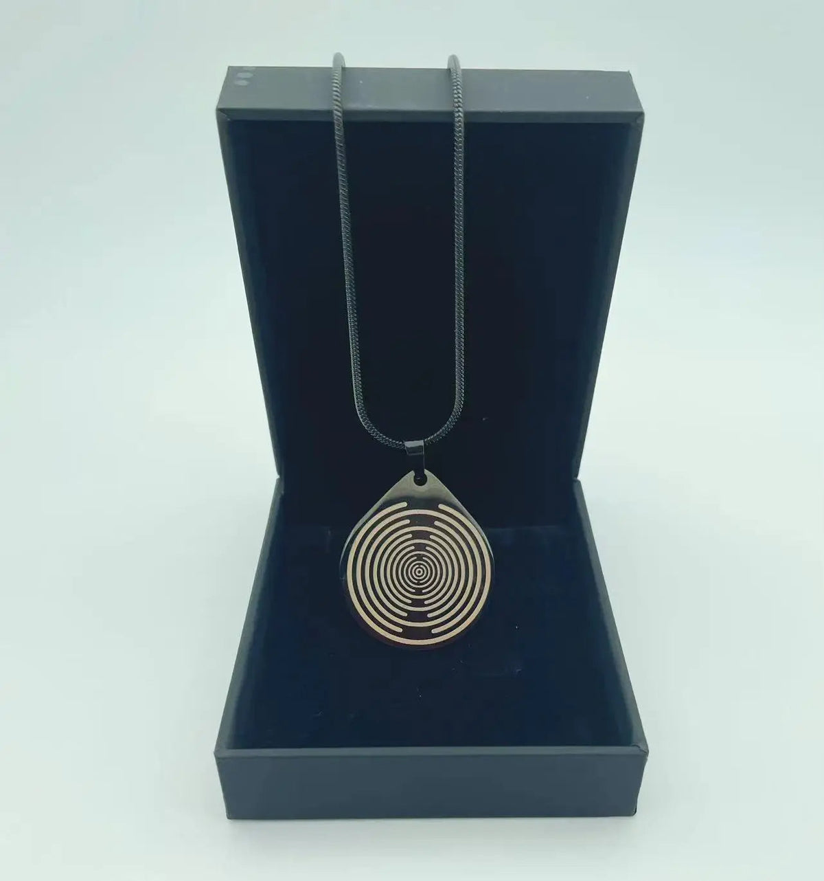 EMF Defense Pendant Necklace – Stainless Steel Feng Shui Disk with Polarizing Tech to Balance Energy and Wearable Protection Ornament