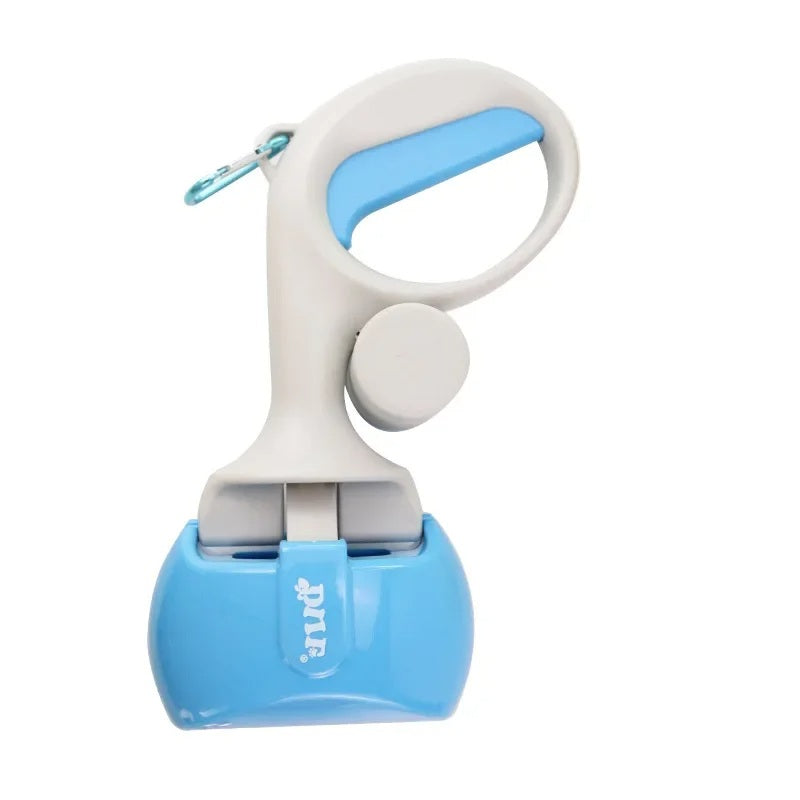 Portable Dog Pooper Scooper – Built-In Bag Dispenser for Easy Waste Pickup, Great for Walks with Small or Medium Dogs