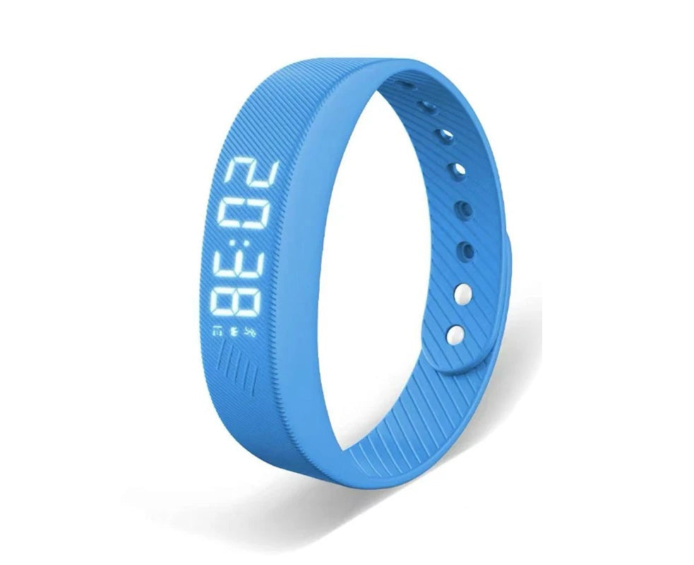 Smart Fitness Bracelet for Men & Women – Vibration Alarm, Step Counter, Stylish Sports Watch for Students and Active Lifestyles