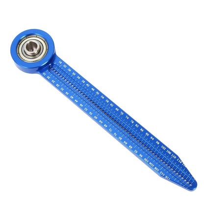 Woodworking Scribe Gauge & Compass – Multi-Function Circular Drawing Tool with Precision Hole Ruler for Accurate Carpentry Marking