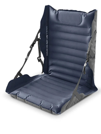 Outdoor Inflatable Seat Cushion with Backrest – Adjustable Folding Air Chair for Camping, Picnics, Beach Trips, and Relaxing on the Go