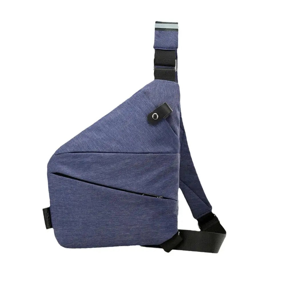 Men’s Anti-Theft Crossbody Chest Bag – Compact Travel Shoulder Bag with Hidden Safety Pocket for Casual and Outdoor Adventures