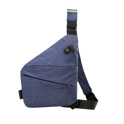 Men’s Anti-Theft Crossbody Chest Bag – Compact Travel Shoulder Bag with Hidden Safety Pocket for Casual and Outdoor Adventures