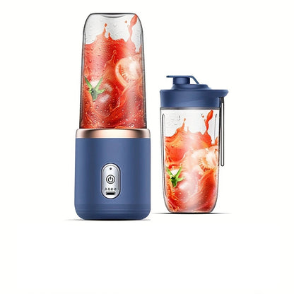 Electric 6-Blade Portable Blender Bottle – Multi-Function Smoothie Cup for Juicing, Ice Crushing, and Meal Prep Anywhere