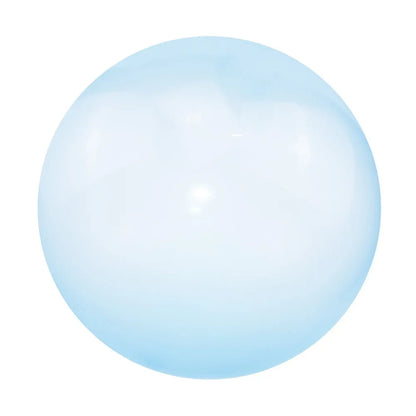 Large Water-Filled Bouncy Ball - Transparent 130x40cm Outdoor Toy for Kids - Birthday Fun, Splash Play & Non-Leak Design