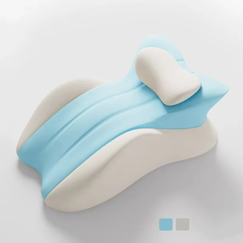Bedridden Prone Sleeper Pillow - Memory Foam Support Cushion for Varicose Veins, Waist, Cervical Relief and Deep Full-Body Relaxation