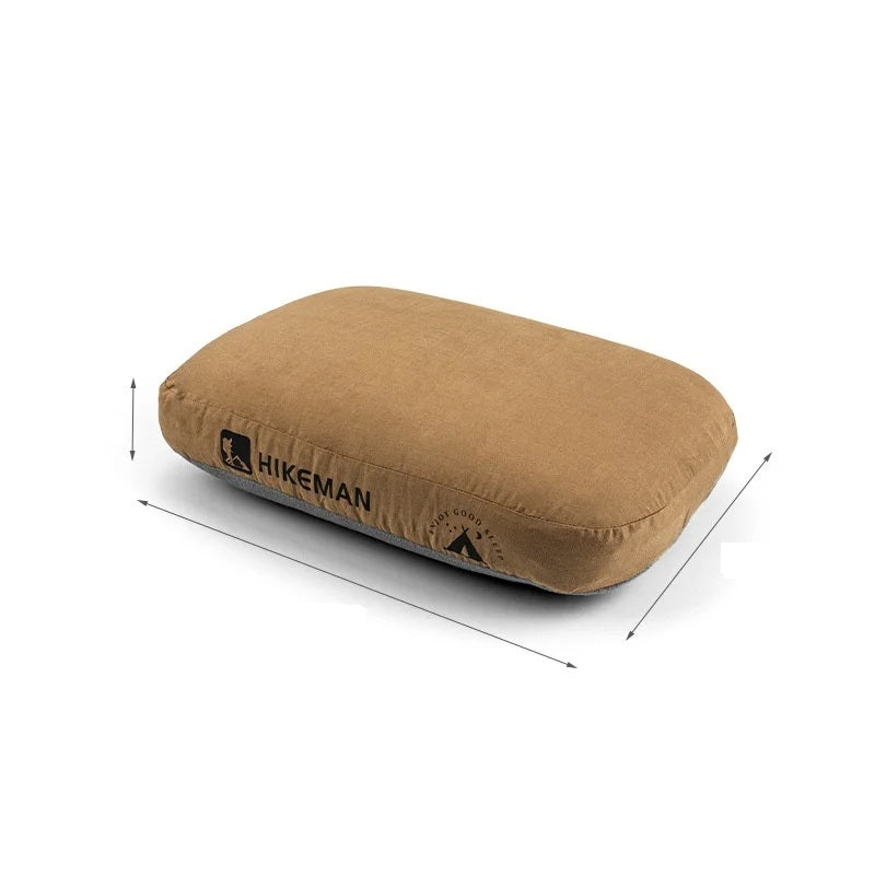 Memory Foam Camping Pillow - Full-Size Rollable Camp Pillow with Removable Washable Cover and Stuff Sack