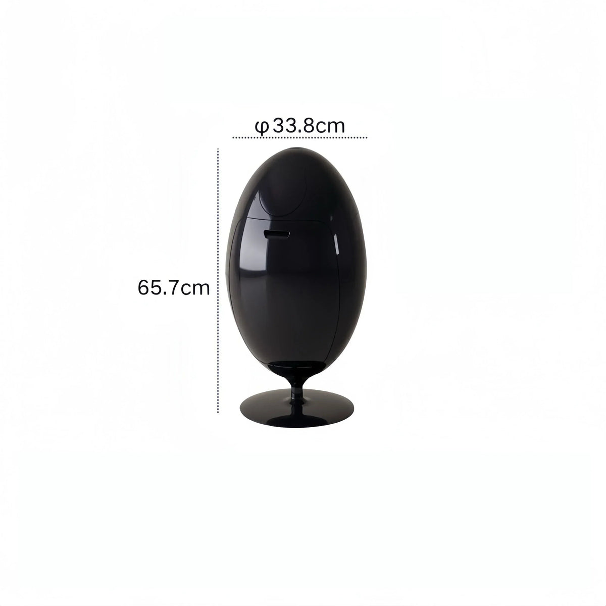 Dinosaur Egg Eco-Friendly Trash Can – Light Luxury Egg-Shaped Bin for Modern Living Room Storage and Stylish Home Organization