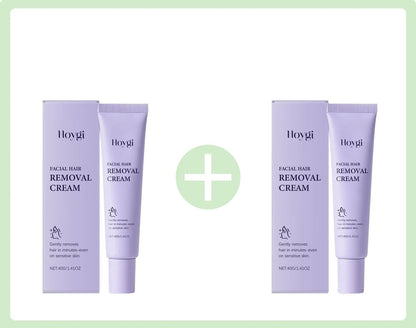 Painless Hair Removal Cream for Face – Gentle and Non-Irritating Skin Smoother That Nourishes and Protects Clogged Pores